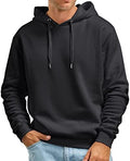 Mens Black Hoodie Sweatshirt for Men